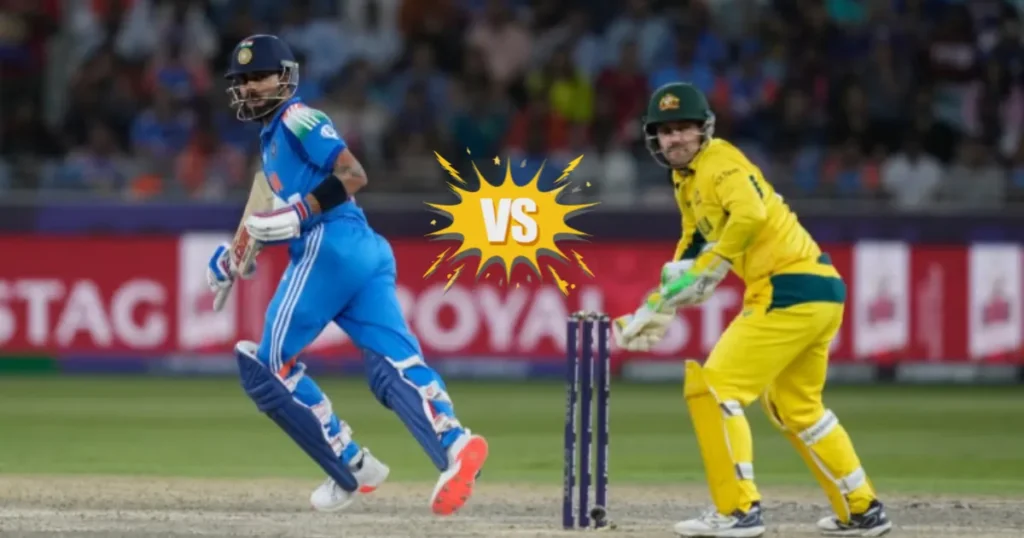 Australian Men’s Cricket Team vs India National Cricket Team Timeline